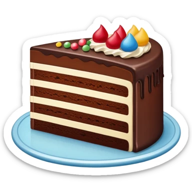 Cake sticker