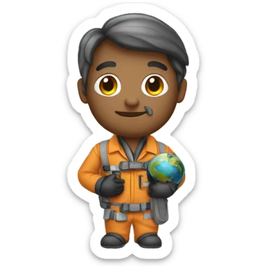 geologist in space sticker