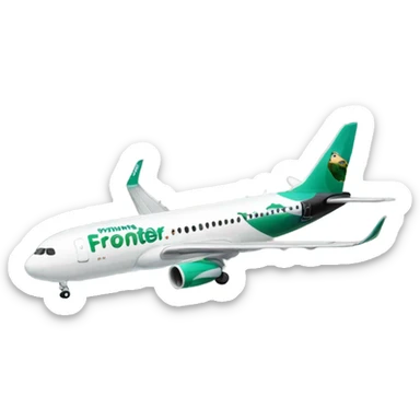 Frontier airline  sticker