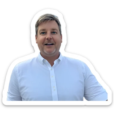 boy in white shirt outdoors sticker