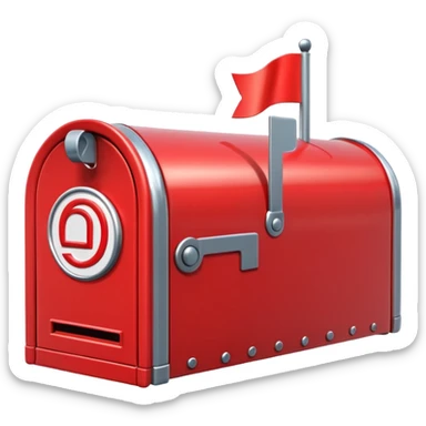 Post office logo sticker