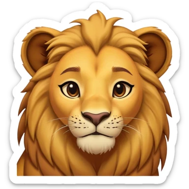 Sarabi ( the Lion King) without lion mane sticker
