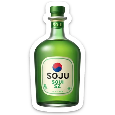korean soju sticker