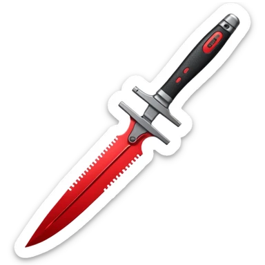 Techno blade emoji sticker