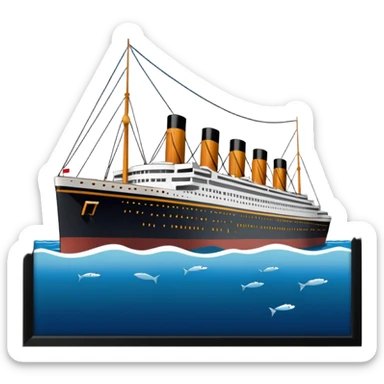 Titanic sticker