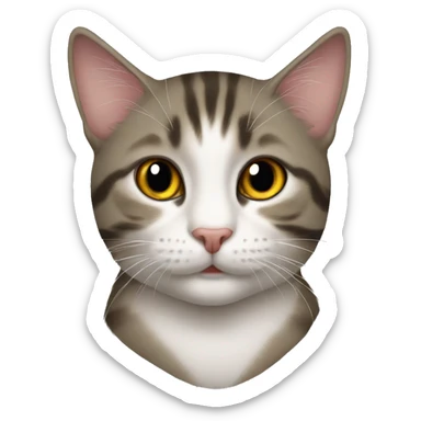 Gatto assonnato sticker