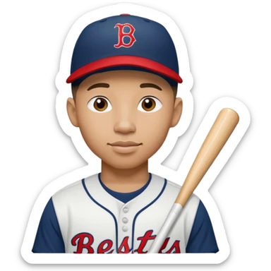 Mookie Betts baseball player  sticker