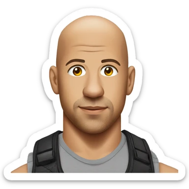 Vin diesel sticker