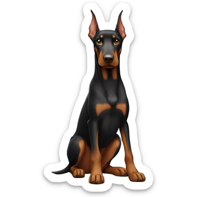 doberman sticker