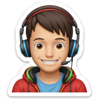 luffy qui joue à fortnite sticker