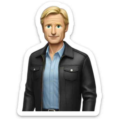 yves morieux with a leather jacket sticker