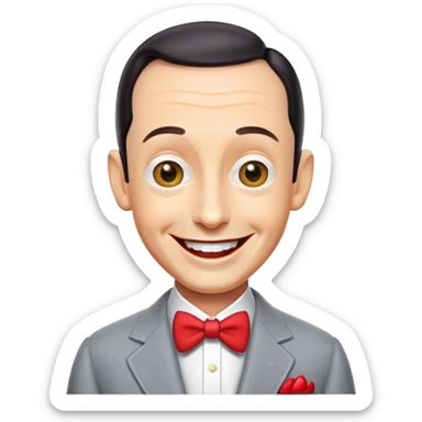 pee wee herman sticker