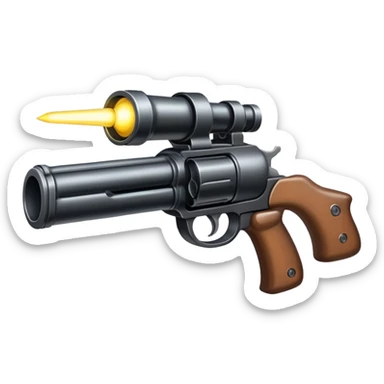 gun with light  sticker