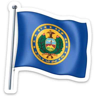 Minnesota flag sticker