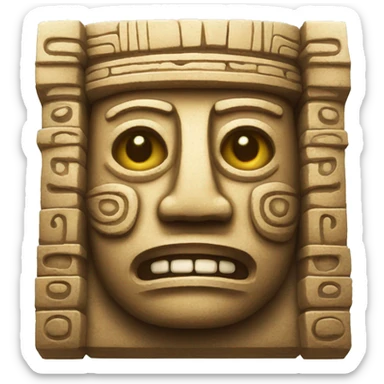 mayan hieroglyph sticker