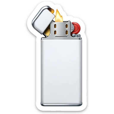 white lighter sticker