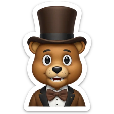 Freddy fazbear sticker