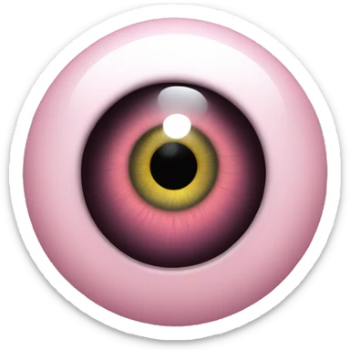 light pink evil eye  sticker
