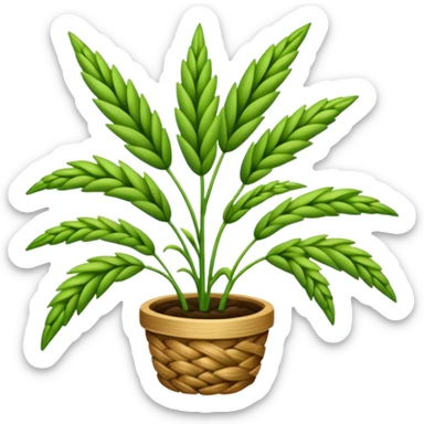 rye plant sticker