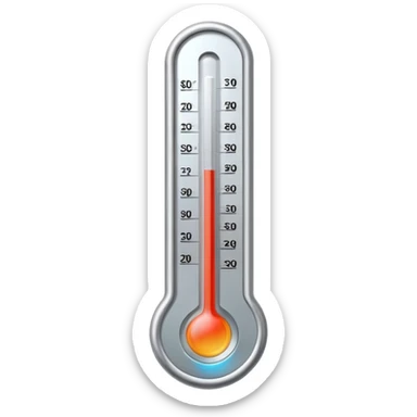 digital thermometer sticker