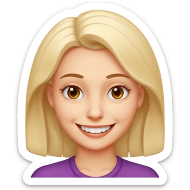 	facial Upselling scam women fake sympathetic smile, predatory grin, saccharine smile, smirk sticker