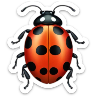 Coccinelle sticker