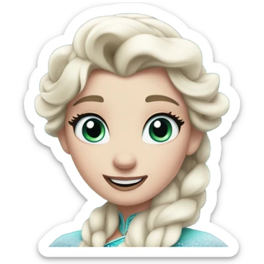 Aurora Borealis, frozen the movie theme sticker