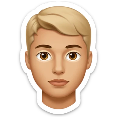 At five feet eleven and Caucasian,  a male model. He had full lips and feline eyes. sticker