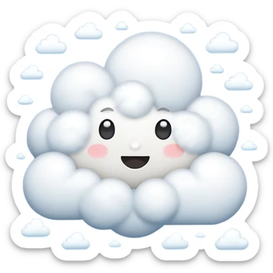 cloud sticker
