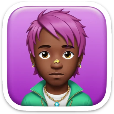 lil uzi vert with gem sticker