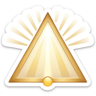 Pale beige Rays of light sticker