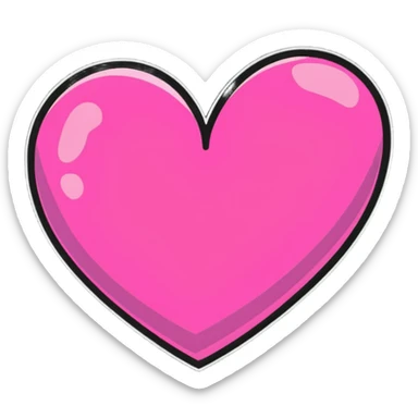 heart with sparkles sticker
