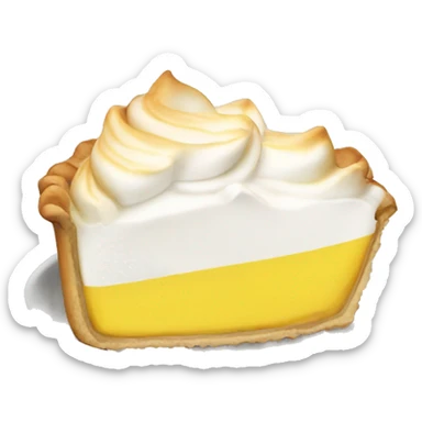 Lemon meringue pie  sticker