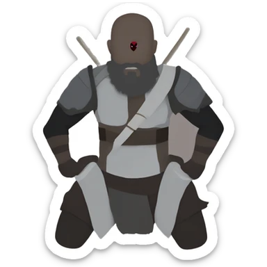Ragnar lothbrok costume Deadpool sticker