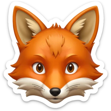 Fox attackine sticker