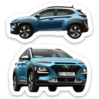 hyundai kona sticker