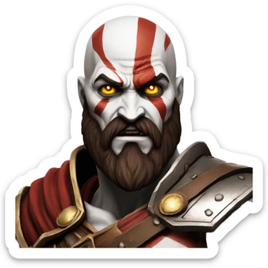 Kratos speechless sticker