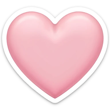 Pink pastel heart sticker