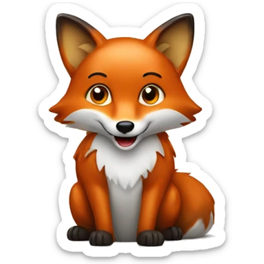 fox as health insurance Customer Service sticker