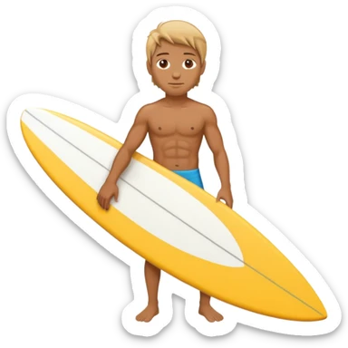 surfer face sticker