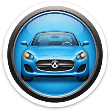 Logo certification de couleur bleu avec le symbole vrai  sticker