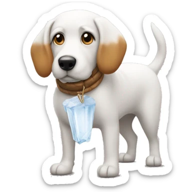 Ice spice with a dog sticker