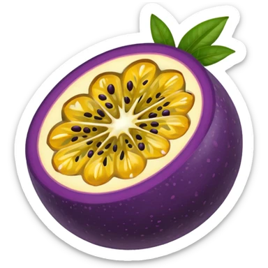 passionfruit fruit sticker