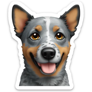 Blue heeler dog  sticker