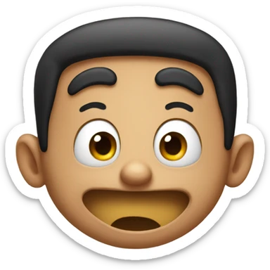 goofy ahh face sticker