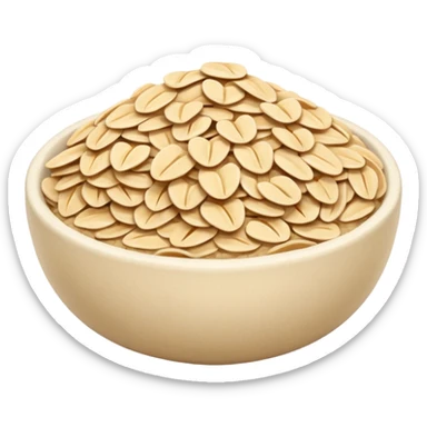 rolled oats sticker