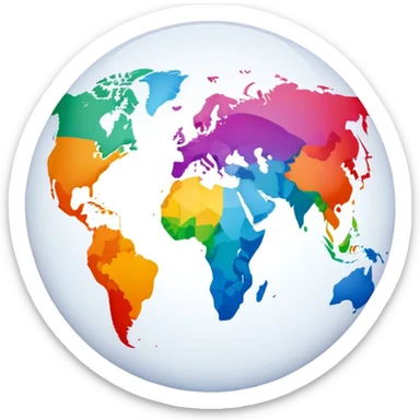 World economic sticker