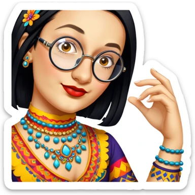 Folkloric Dancer sticker