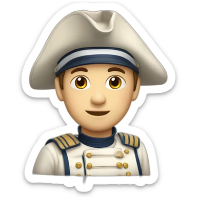 French with marinière sticker