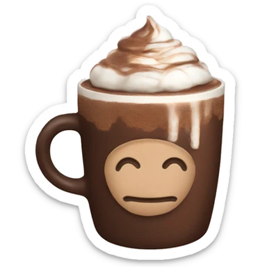 hot choc sticker